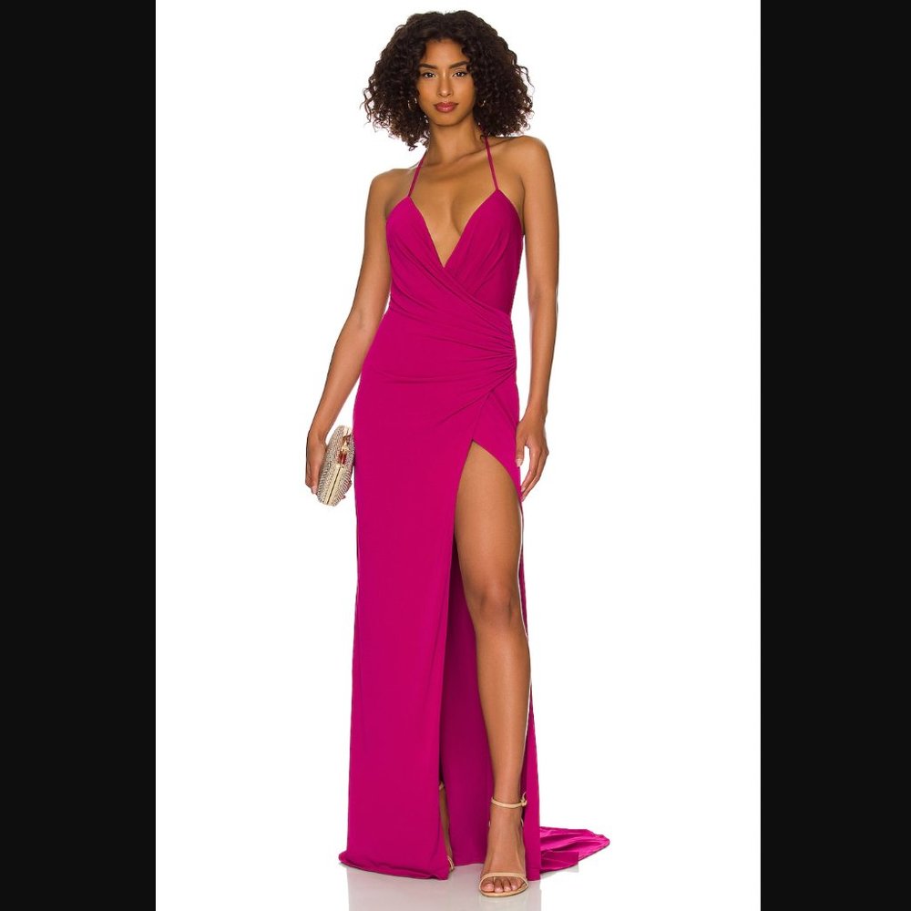 Katie May Gown in Fuschia